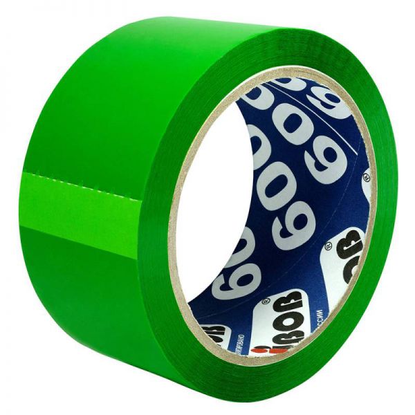 Клейкая лента Unibob 600 цветная 48мм*66м зеленая (41154)